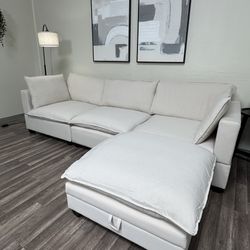 Brand New Beige Cloud Modular Sectional Couch 4 Piece Sand DELIVERY AVAILABLE THIS WEEK