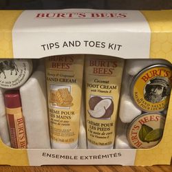 Burts Bees Tips And Toes 6 Pc Kit