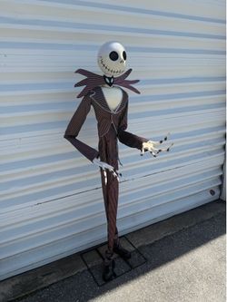 Animatronic Decoration 6ft Jack Skellington Pumpkin King Halloween Gemmy Nightmare Before Christmas Decor!