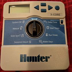 Hunter X-Core 6 XC600i Indoor Sprinkler Timer, 6 Zone Irrigation Controller