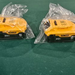 Dewalt Batteries new Never Used $110 Each