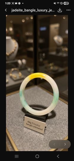 Jadeite Bangle Untreated  