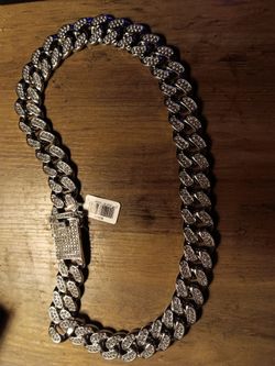 Iced Out Cuban Link Chain Necklace