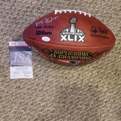 Vince Wilfork Autographed Signed Football 