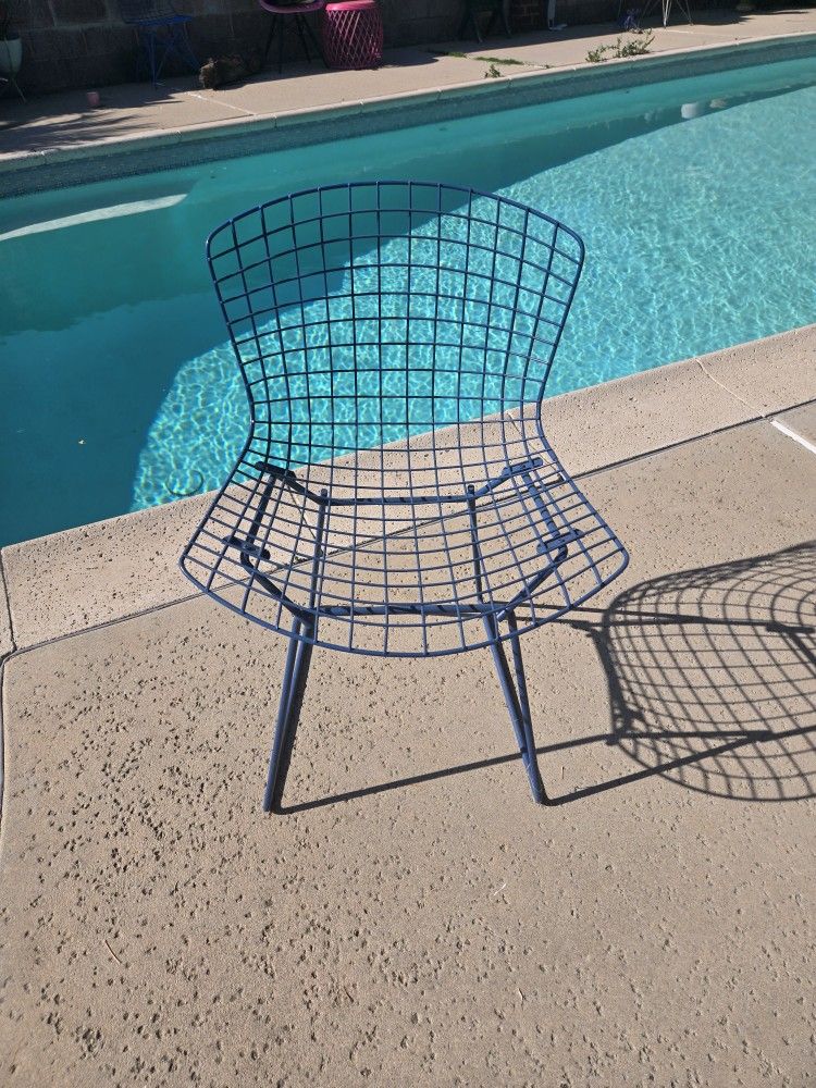 Vintage Mid Century Modern Chair Wire Chair