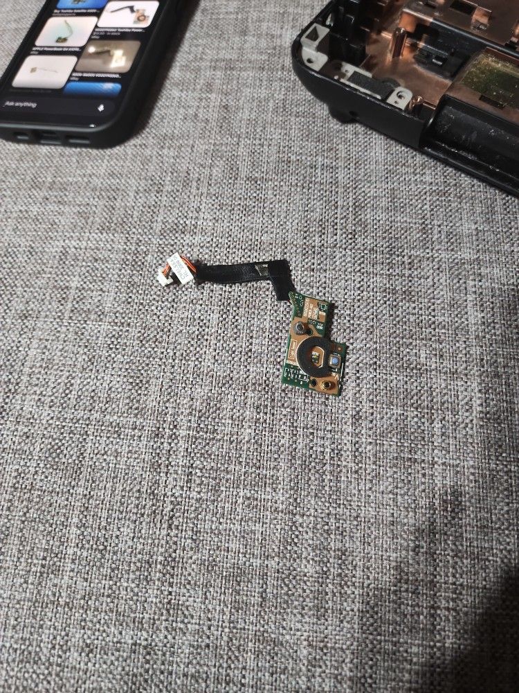 Toshiba Laptop Power Button Circuit Board