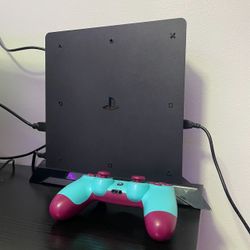 Sony PlayStation 4 Slim Console 1-TB Hard Drive Like New, Perfect Condition, Used A Few Times, No Dent Or Scratches, Controller Included And Stand