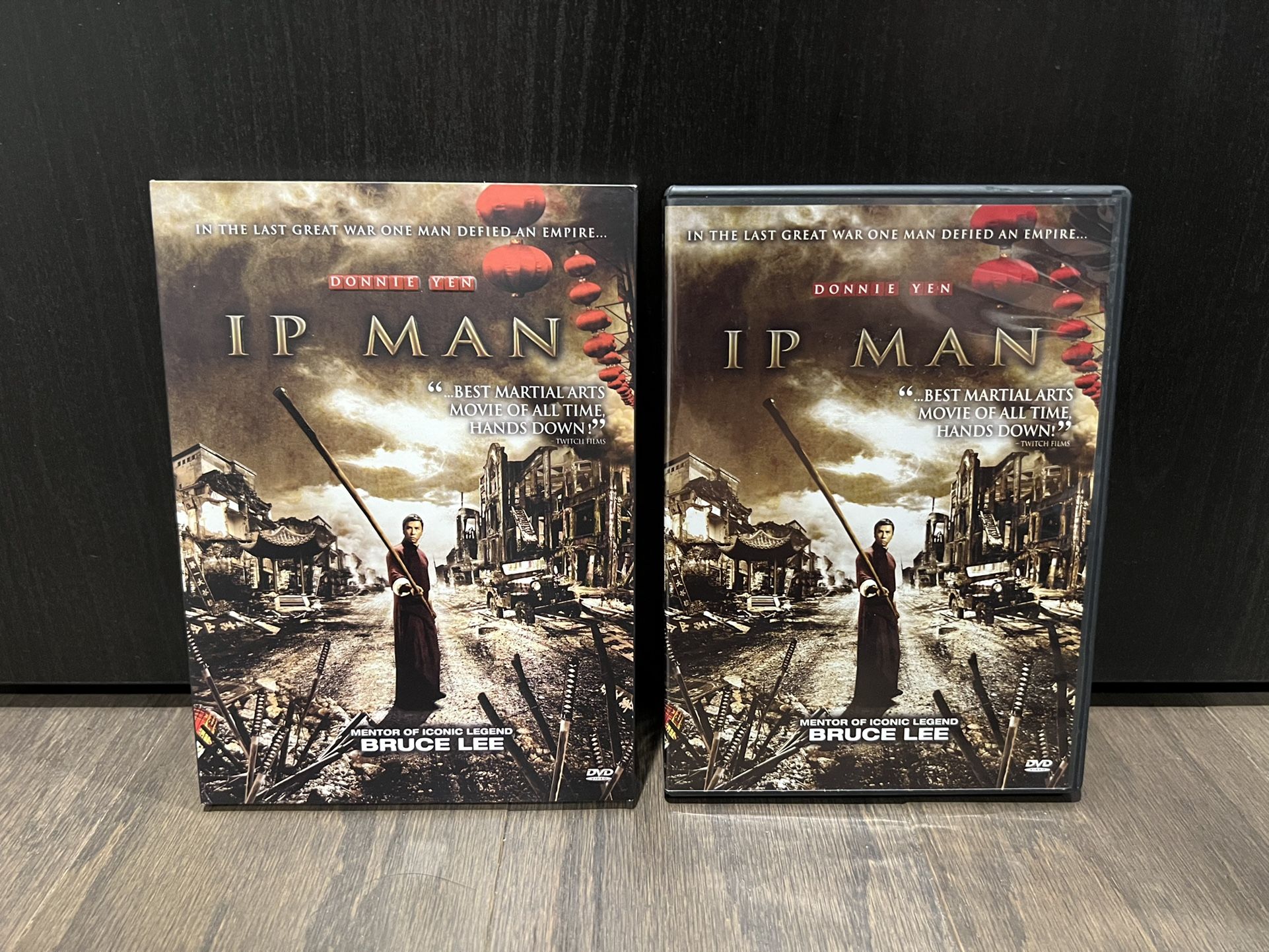 Ip Man Movie DVD with Case and Slipcover