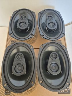 POWERBASS 2 PAIRS 6×9 3 WAY 210 WATTS CAR SPEAKER
