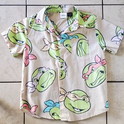 Ninja Turtles Boy Shirt. Size M 10-12
