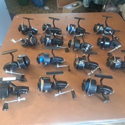 Lot Of 15 Mitchell Garcia Spinning Reels 