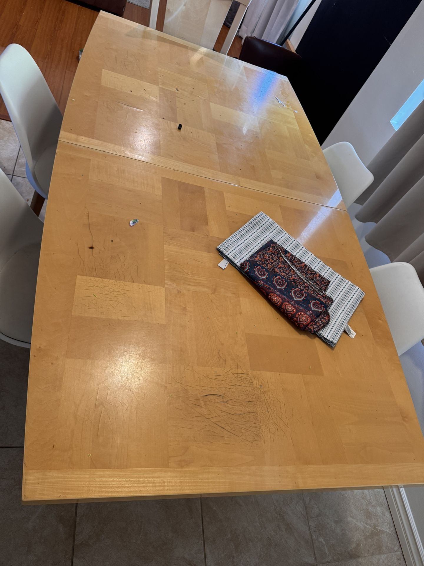 Dining Table Wood High End Heavy Wooden Table