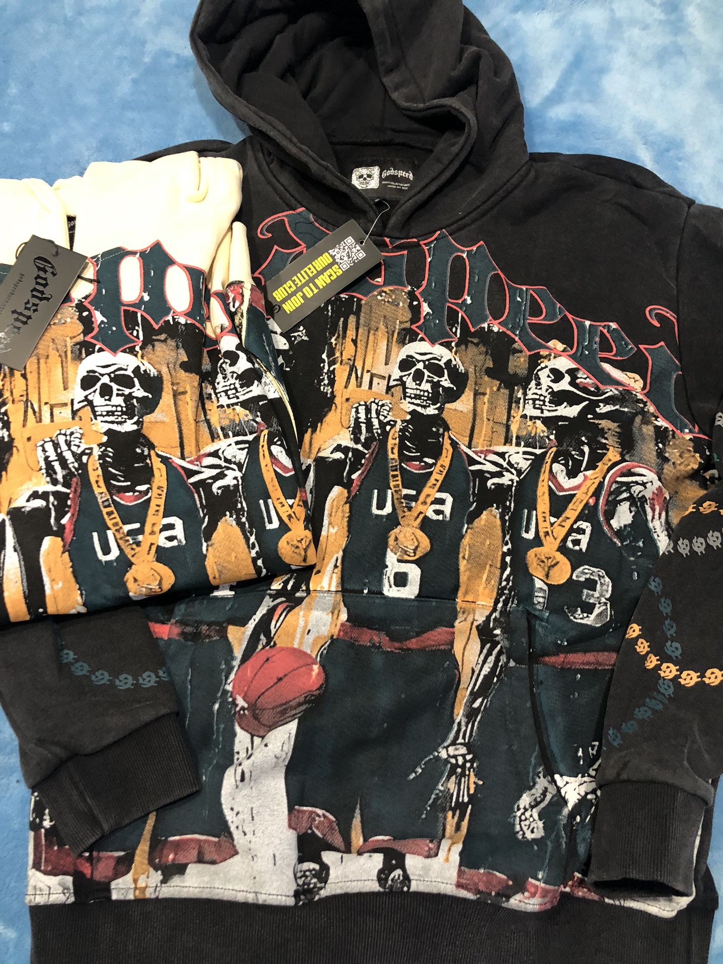 Black NBA Godspeed Hoodie. S,m,l,xl