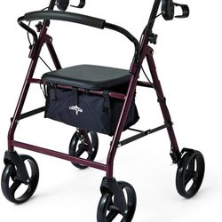 Medline Steel Rollator Walker
