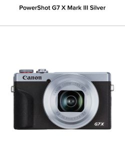 Canon G7 X Mark III Silver