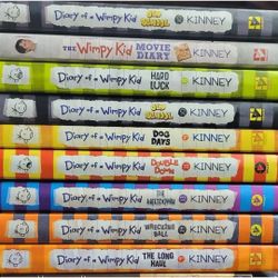 Dairy Of A Wimpy Kid Books, $6 Each