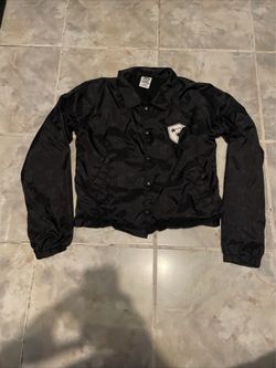 VTG Y2K Famous Stars & Straps Women’s Cropped AOP Track Jacket Windbreaker SZ M