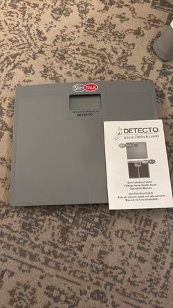 Detecto SlimTalk Talking Bathroom Scale