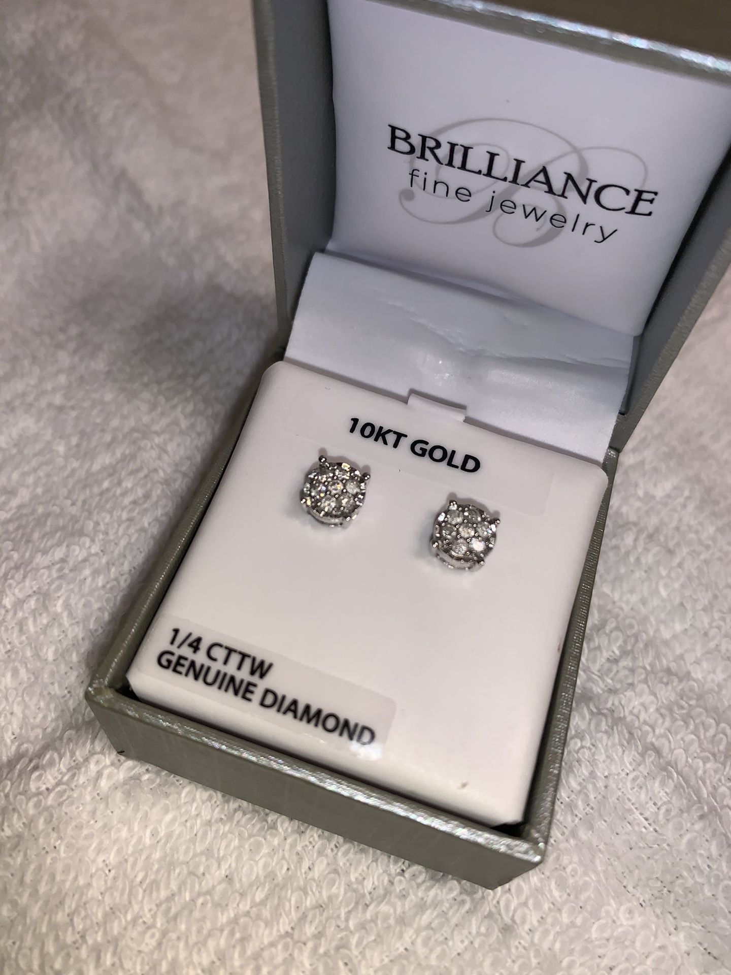 Real Diamond Earrings!