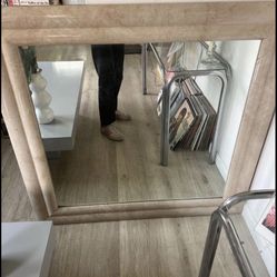 Large Laminate Marble Mirror