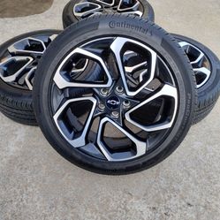 RIMS WHEELS, 245/45/19  CHEVY TRAILBLAZER, CHEVY TRAX, CHEVY  Equinox BOLT PATTERN 5X115 NEW RIMS NEW TIRES