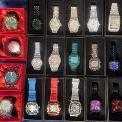 stainless steel CZ watches