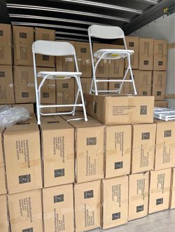Plastic Chairs Indoor Outdoor Party Chairs Folding Stackable Chairs For Sale