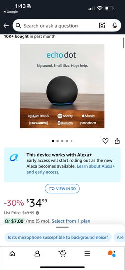 Amazon Alexa 4th Gen Speaker 