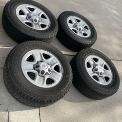 4 - 255/70r18 5x150 5x5.9 Tundra Rims Wheels With Tires