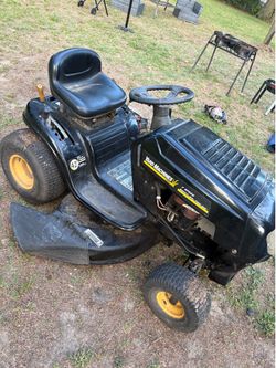 Riding mower and edger