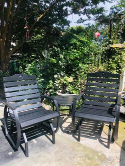 Outdoor glider bistro set