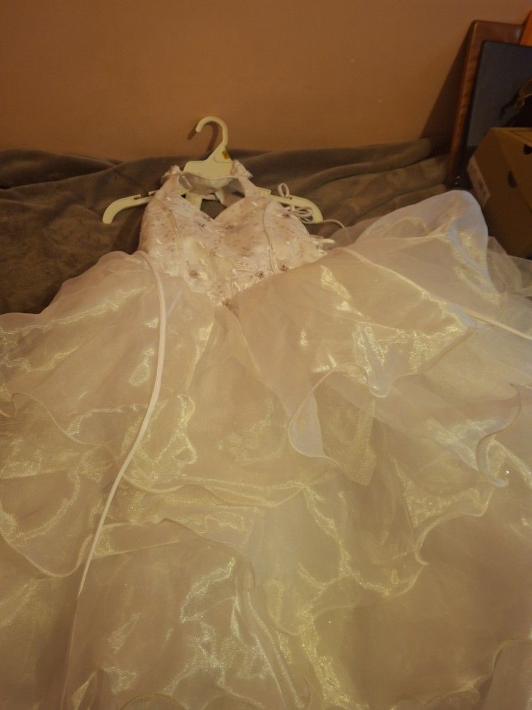 White Communion Dress