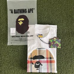 White BAPE T Shirt