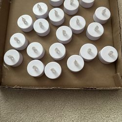 Battery White Tealights