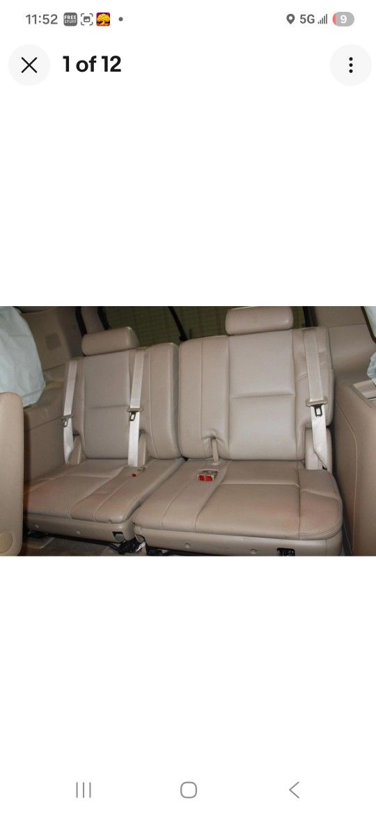 3rd Row Seats For 2011 GMC Yukon Denali Tan