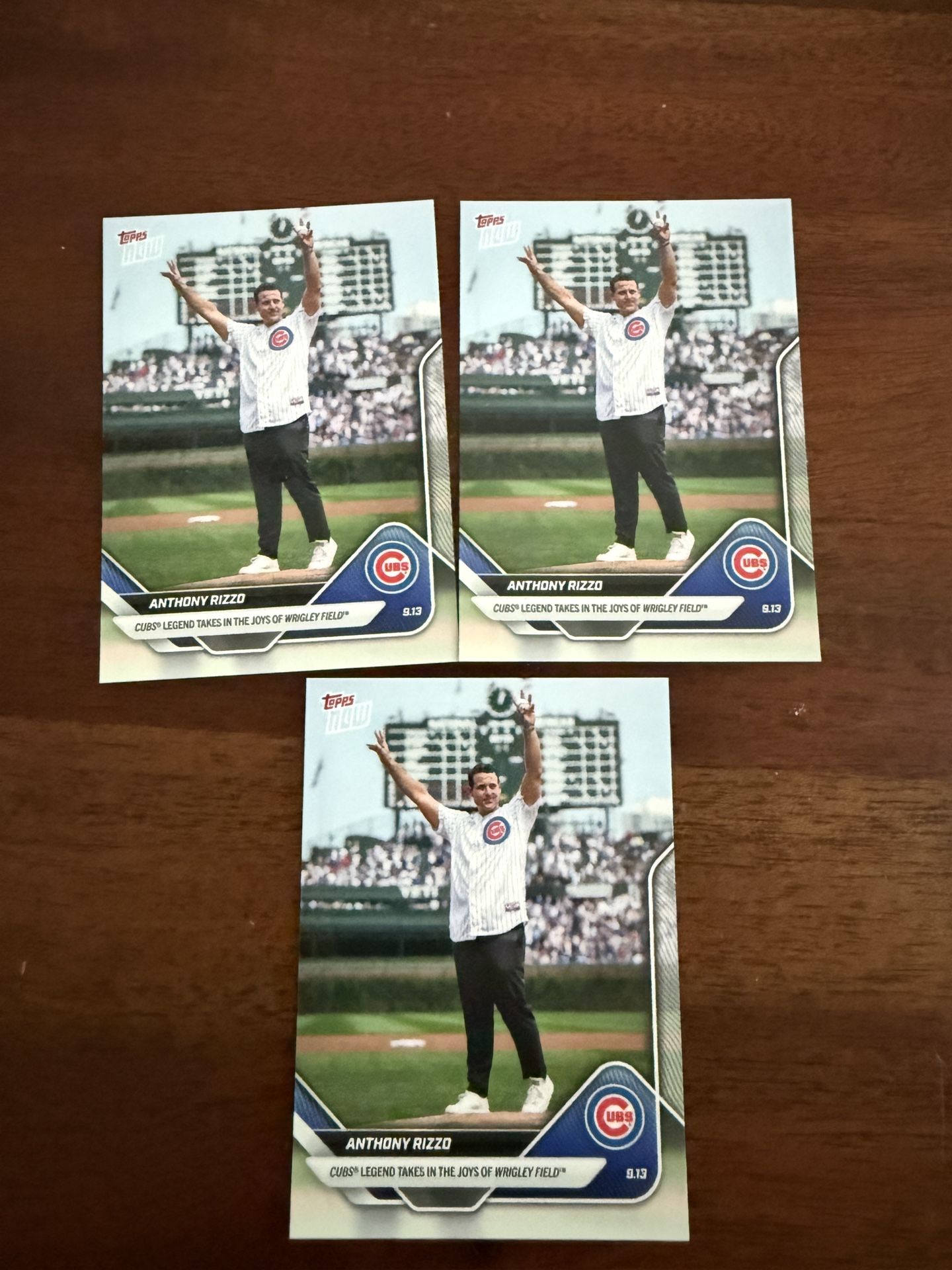 3 Topps Now 2025 Retired Chicago Cubs #712 Anthony Rizzo