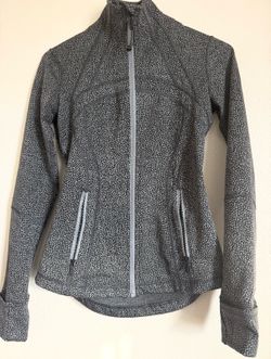 Lululemon Define Jacket Luon Chakra Jacquard V1 Black Battleship Size XS