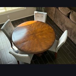 Table And 4 Chairs