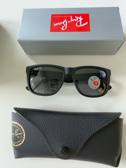 New RayBan Justin polarized RB4165
