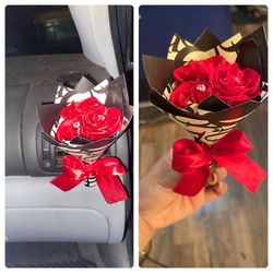 Mini Bouquet For The Car 