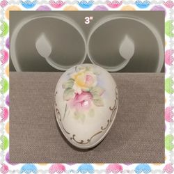 CHARMING CERAMIC EGG TRINKET BOX
