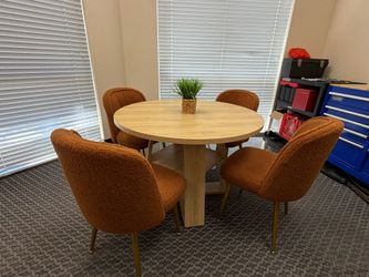 Dining table with four chairs