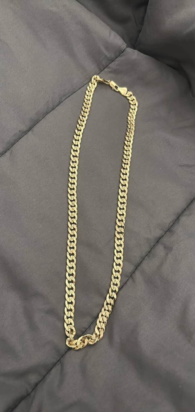 14k gold chain stainless steel