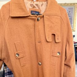 Burnt Orange Overcoat Men’s