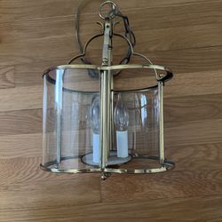 Free Brass Clover-shaped Hanging Light