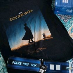 Dr. Who T-shirt, Belt & Lunch Box