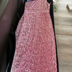 Pink Sequin  Dress 
