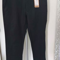 Pantalones Negros De Vestir Slim Fit Medida  31W X32L