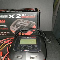 Hitec X2 AC Plus Black Edition Lipo Charger 