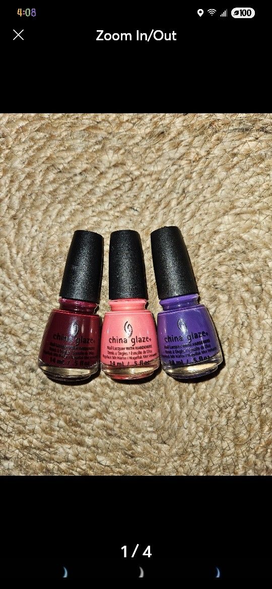 China Glaze Nail Polish Wine Down for What? Pink Plumeria Mix and Mingle Nail Laquer